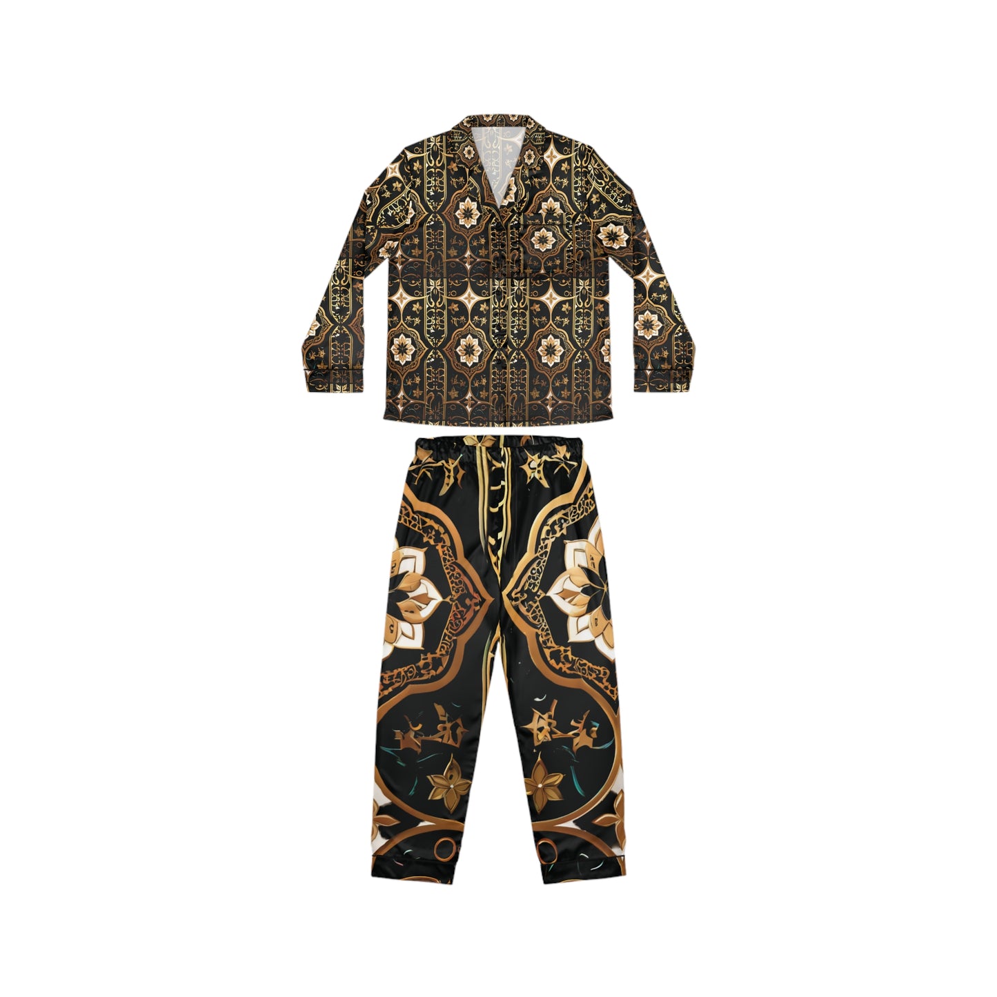 The Goodnight Sweetheart Satin Pajamas Set