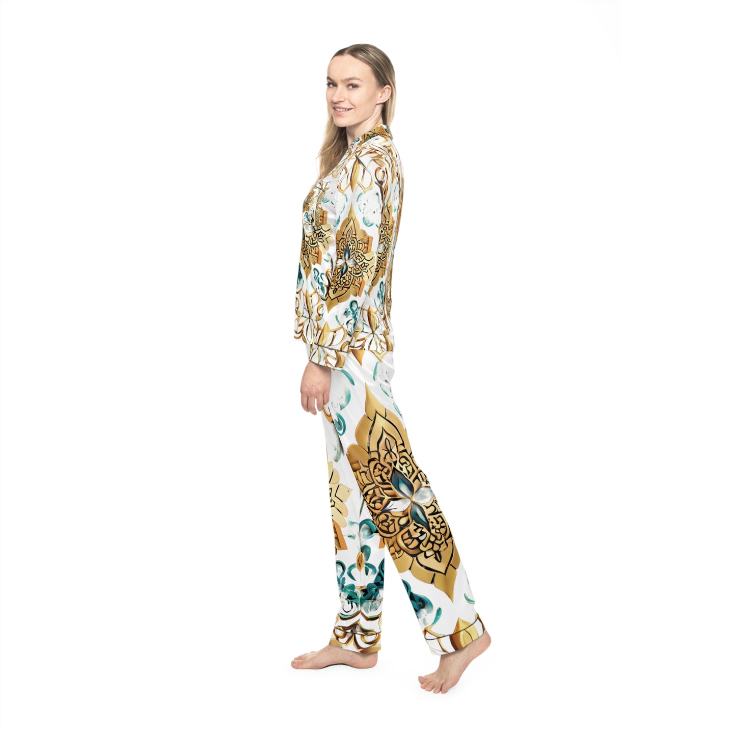 The Goodmorning Baby Satin Pajamas Set