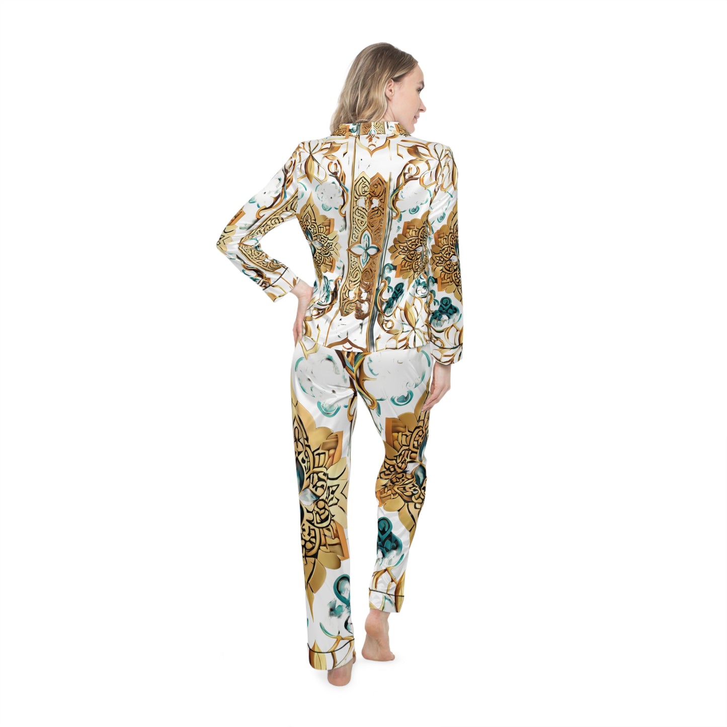 The Goodmorning Baby Satin Pajamas Set