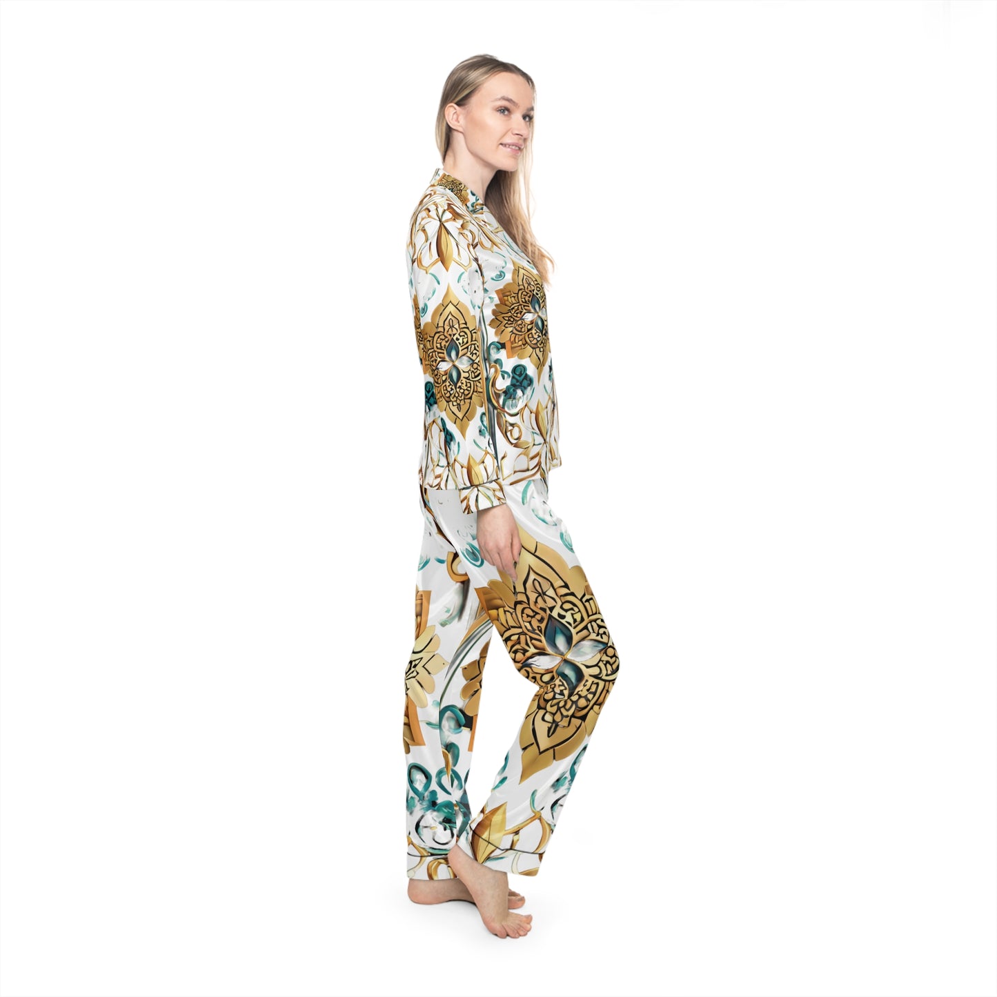 The Goodmorning Baby Satin Pajamas Set
