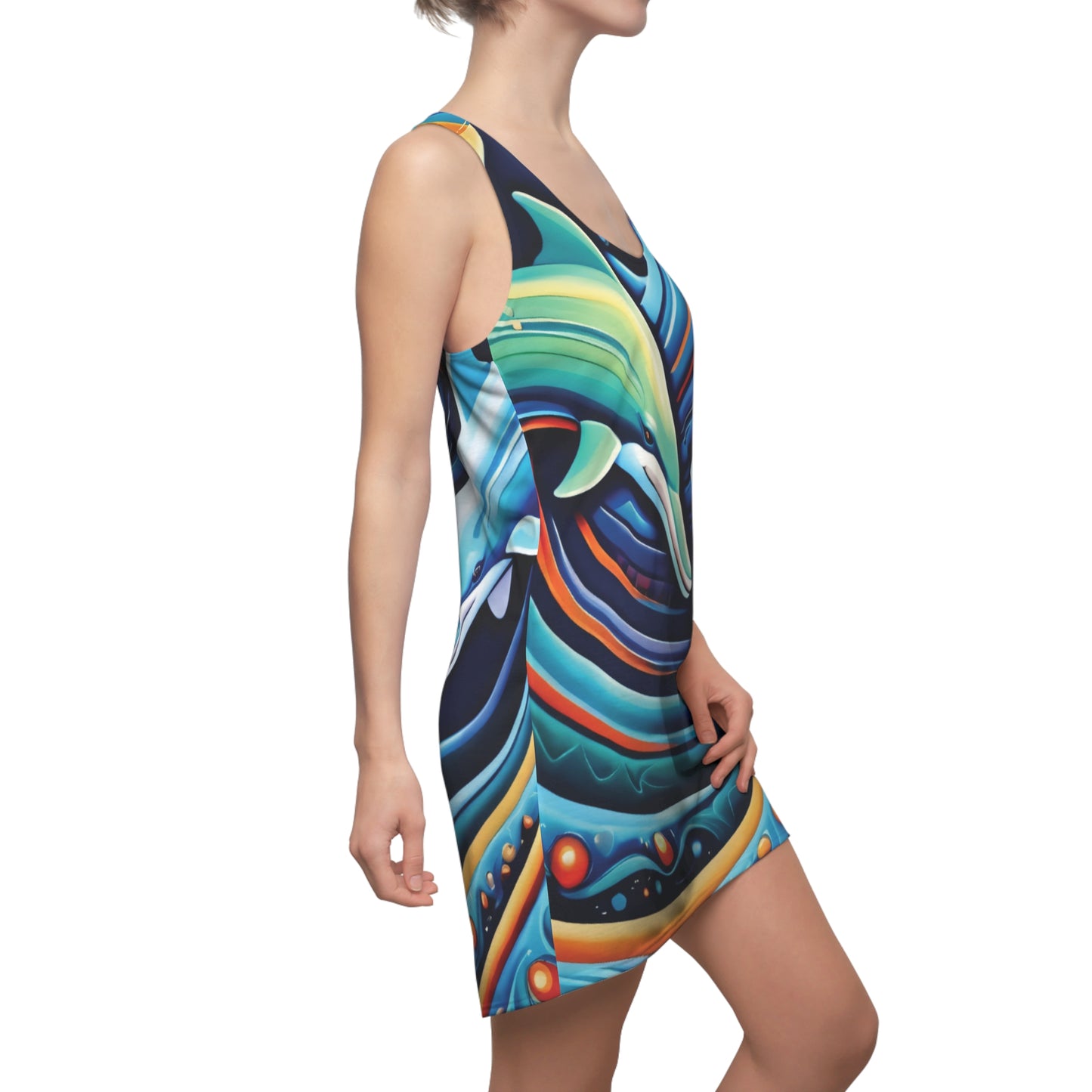 The Whimsical Let's Be Friend Dolphin Dress