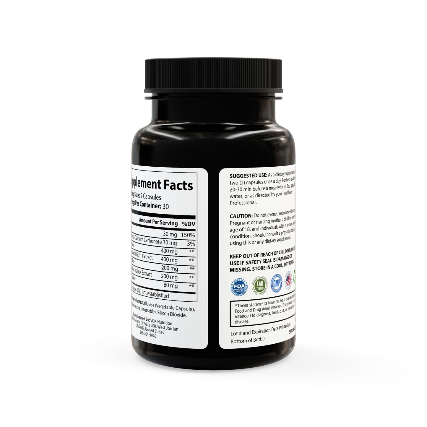 Casaval Marquis's L-Arginine Supplement (60 Capsules)
