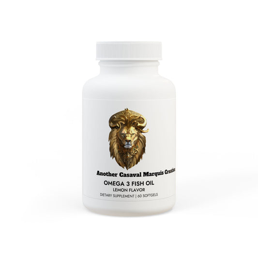 Casaval Marquis's 3 Fish Oil Supplement (60 Softgels)